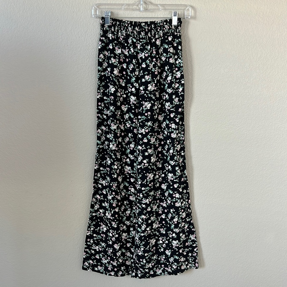 New Look Wide Leg Boho Floral Pant Size 4
